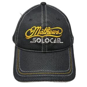 Mathews Solocam Catch Us If You Can Strapback Hat Black One Size Bretmor